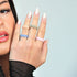 Space Collection- Silicone Wedding Rings for Women